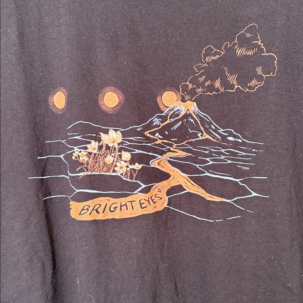 black bright eyes band t shirt - Picture 2 of 6